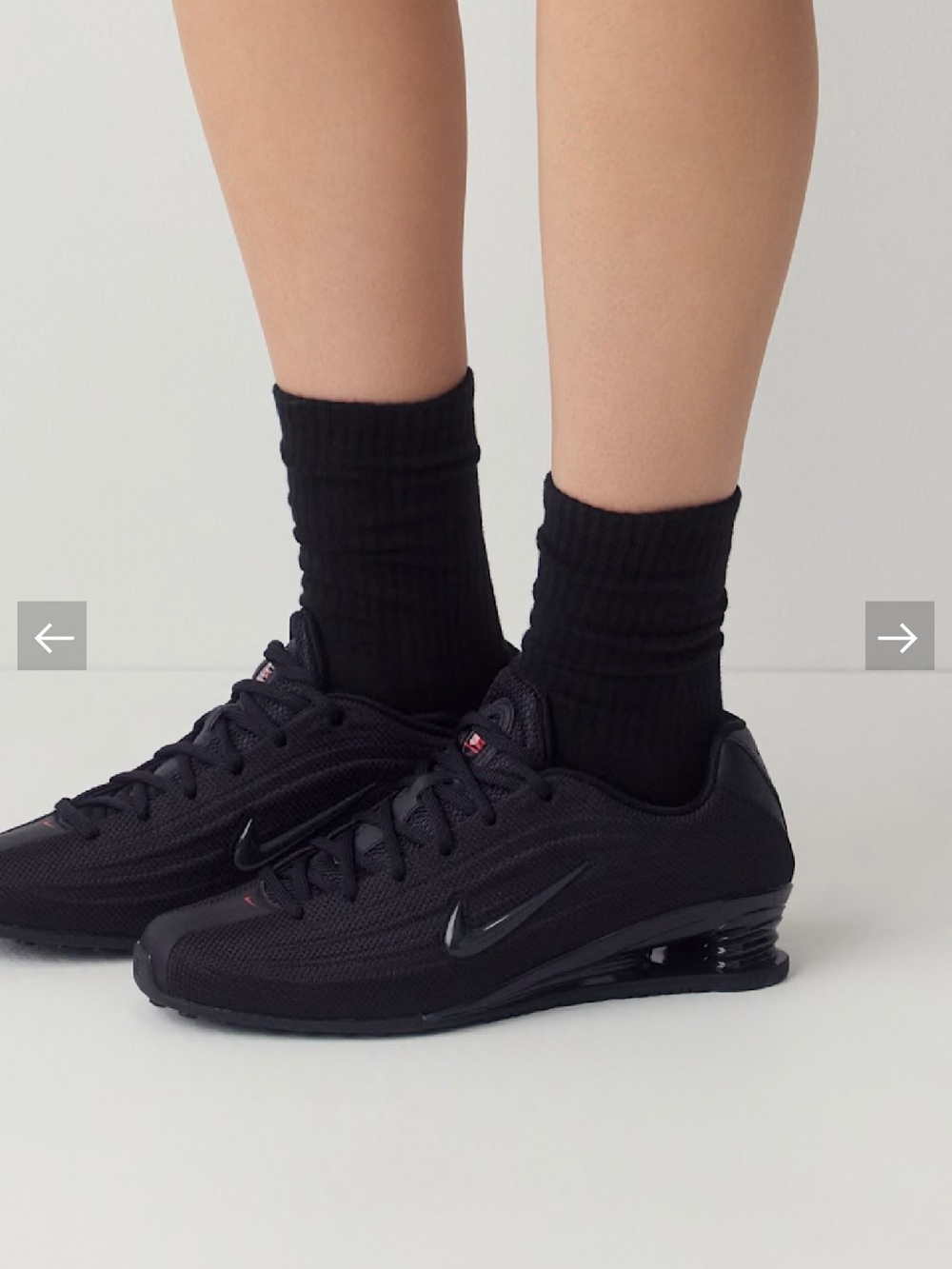 Nike Shox Z black sneakers 9